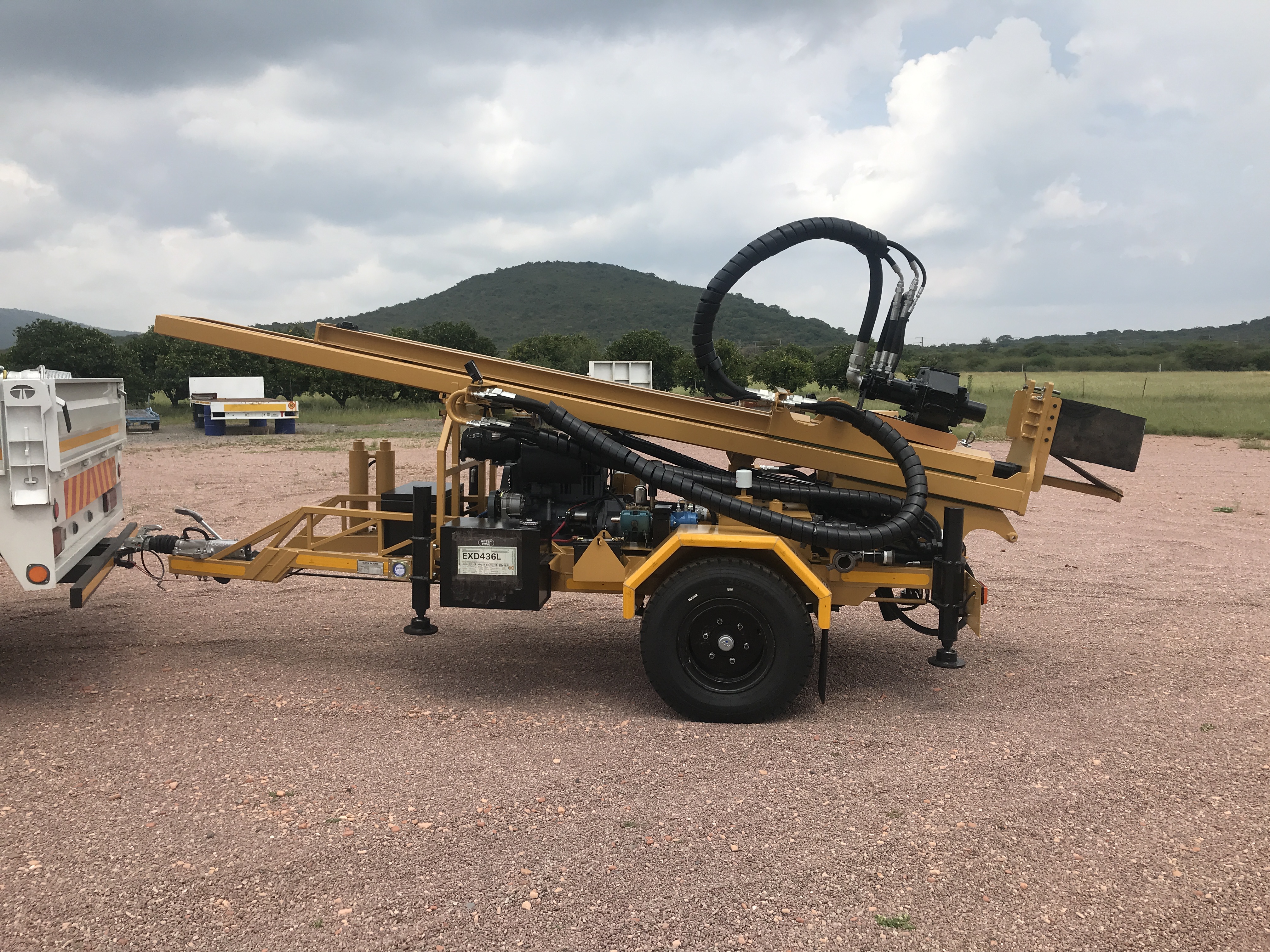 Spider V5 XXL Trailer Drill Rig